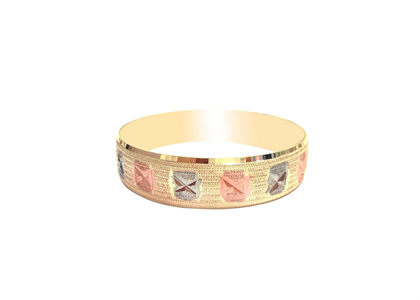 Three Tone Plated | Fashion Bangles